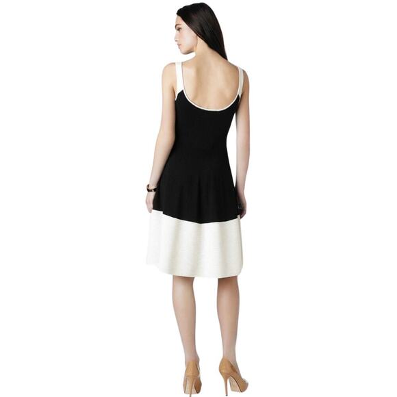 Kate Spade Constance Dress Color Block Knit Wool Black Cream Size Small - Picture 3 of 7